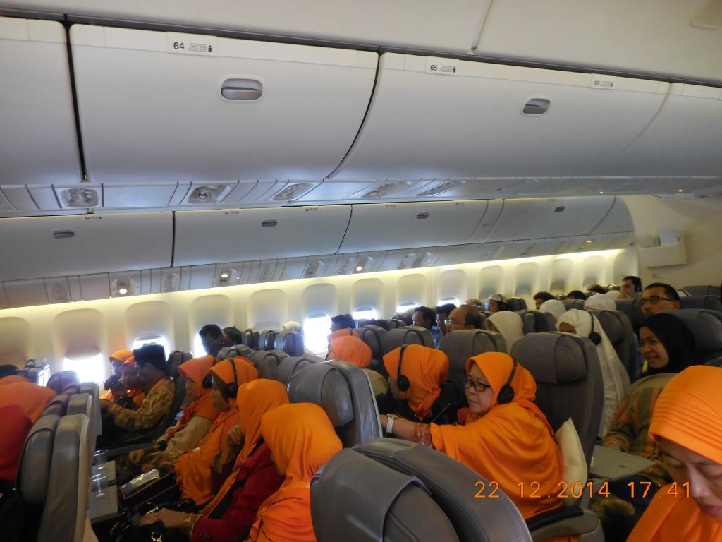 Flight by Saudia Airlines