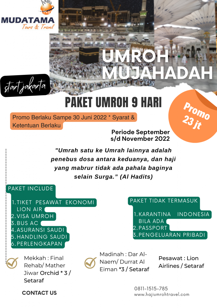 paket umroh murah mujahadah 2022